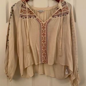 American eagle patterned blouse